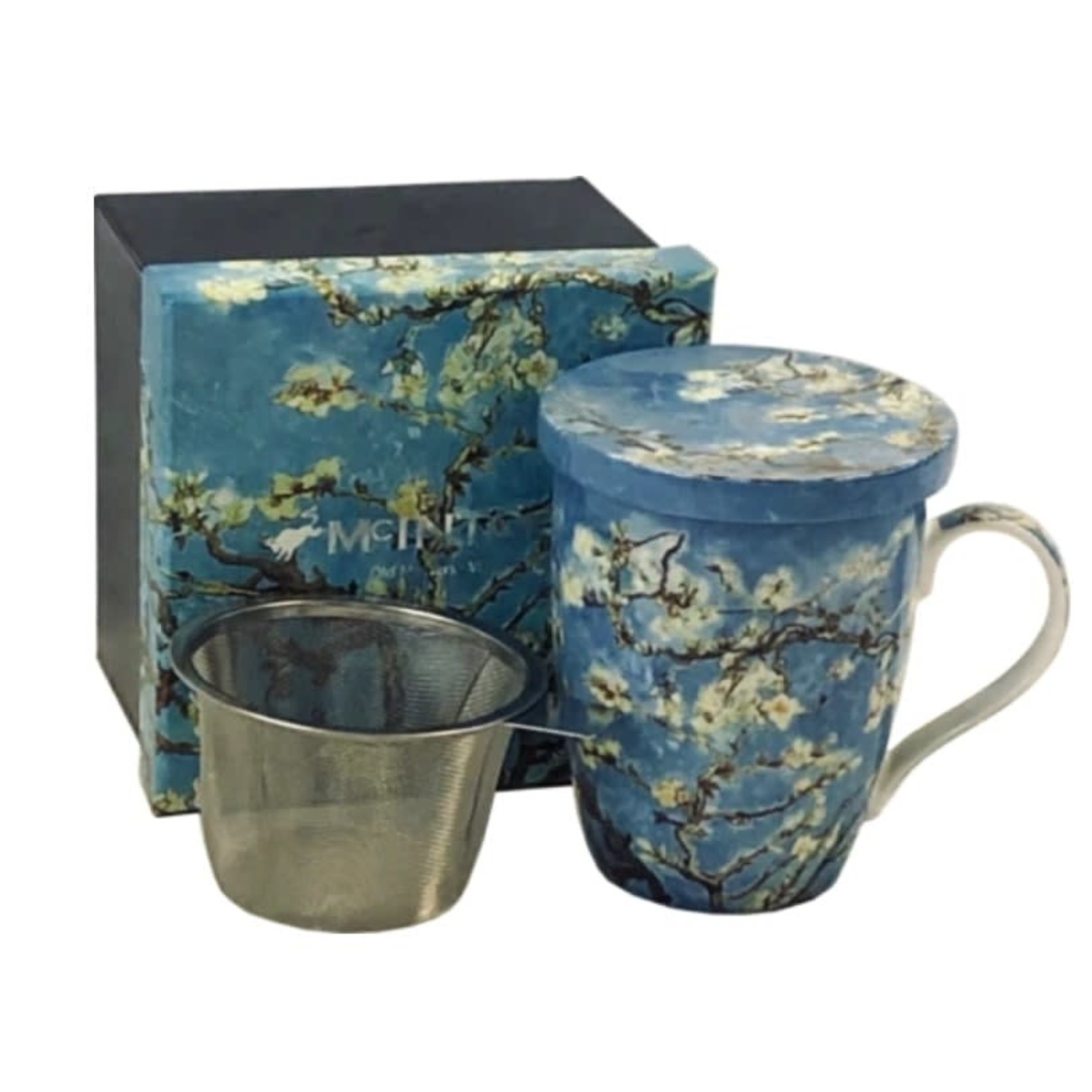 MCINTOSH MCINTOSH Van Gogh Almond Blossoms Mug with Lid