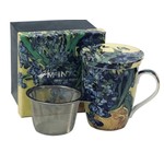 MCINTOSH MCINTOSH Van Gogh Irises Tea Mug with Lid