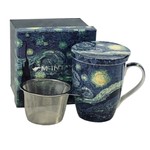 MCINTOSH MCINTOSH Van Gogh Starry Night Tea Mug with Lid