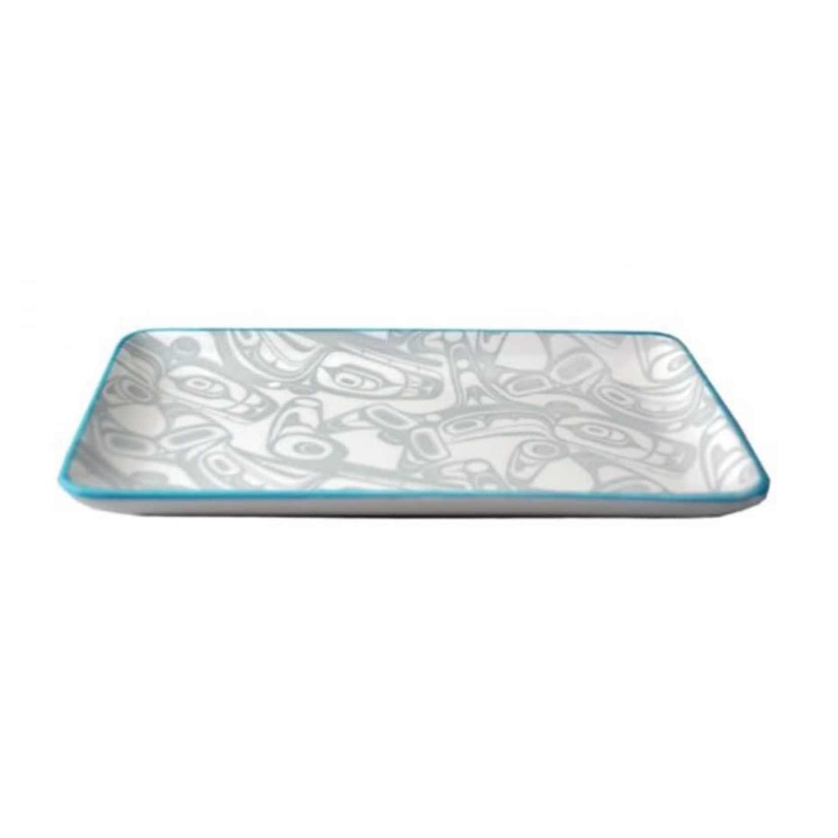 PANABO KELLY ROBINSON Orca Platter - Turquoise / Grey