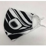 PANABO KELLY ROBINSON Raven Cotton Face Mask - Black / White
