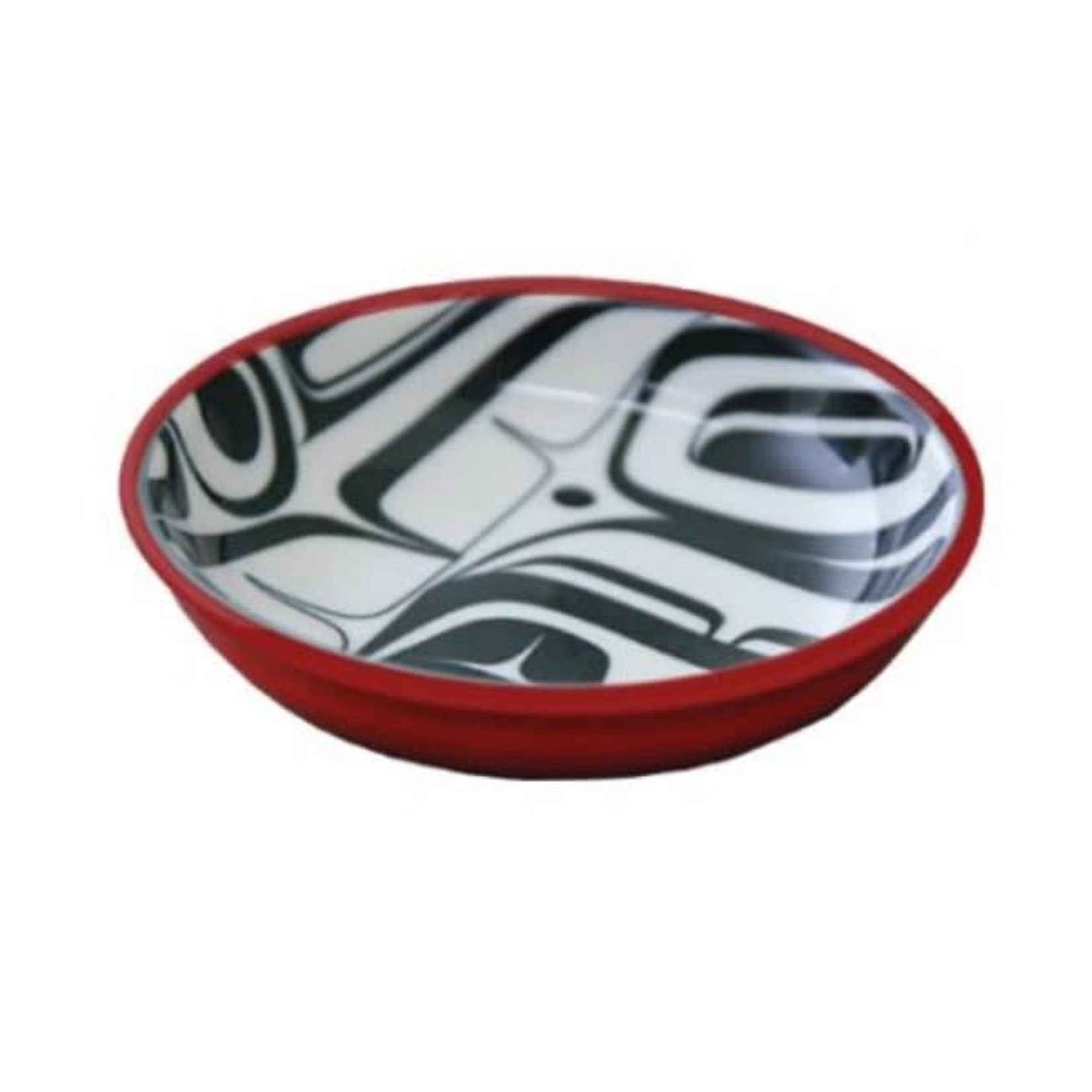 PANABO KELLY ROBINSON Raven Dish Small 9.5cm - Red / Black