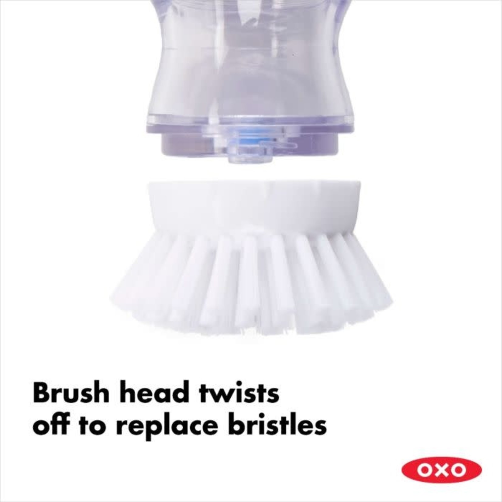 OXO OXO Soap Dispensing Palm Brush - Clear