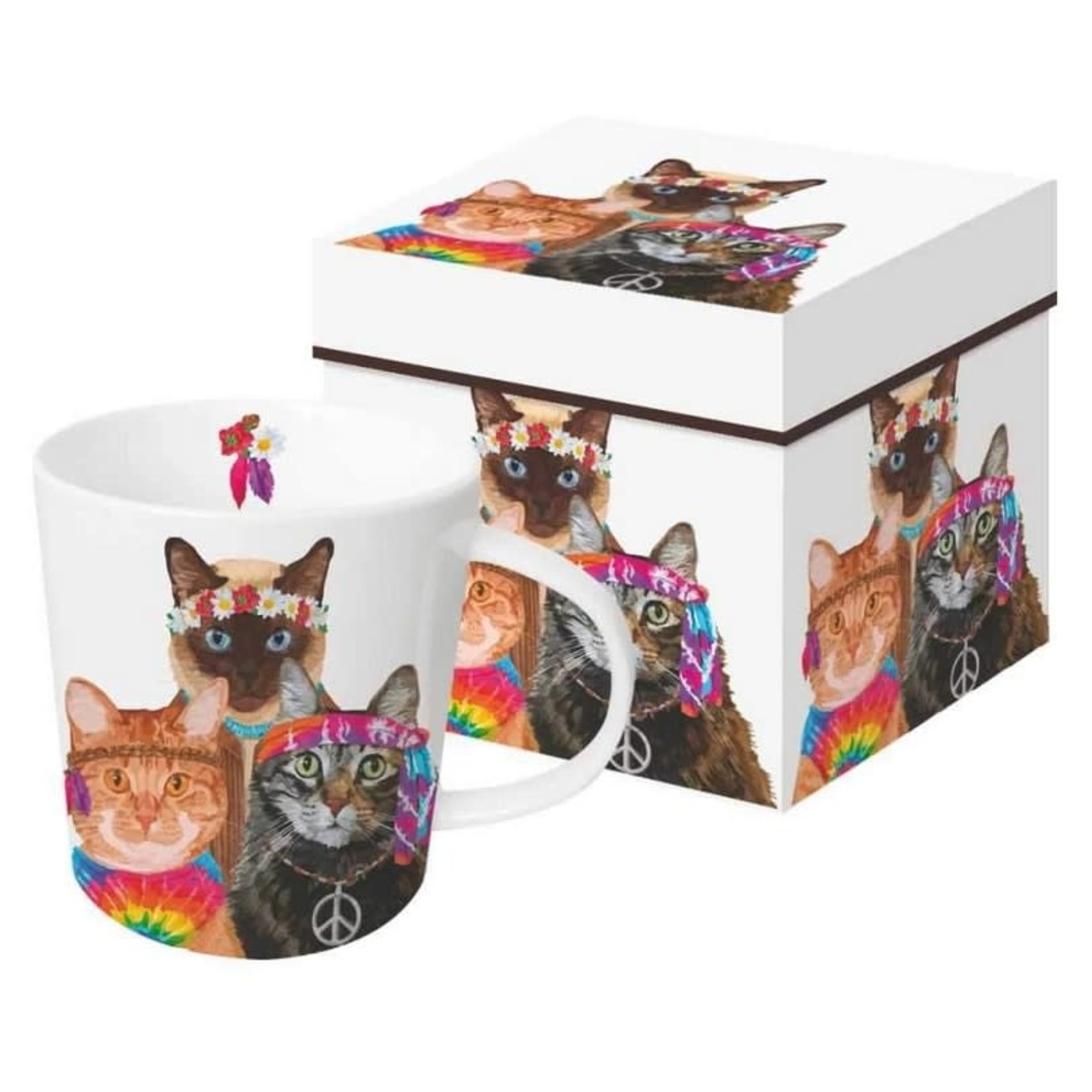 PAPER PRODUCTS DESIGN Groovy Cats Mug