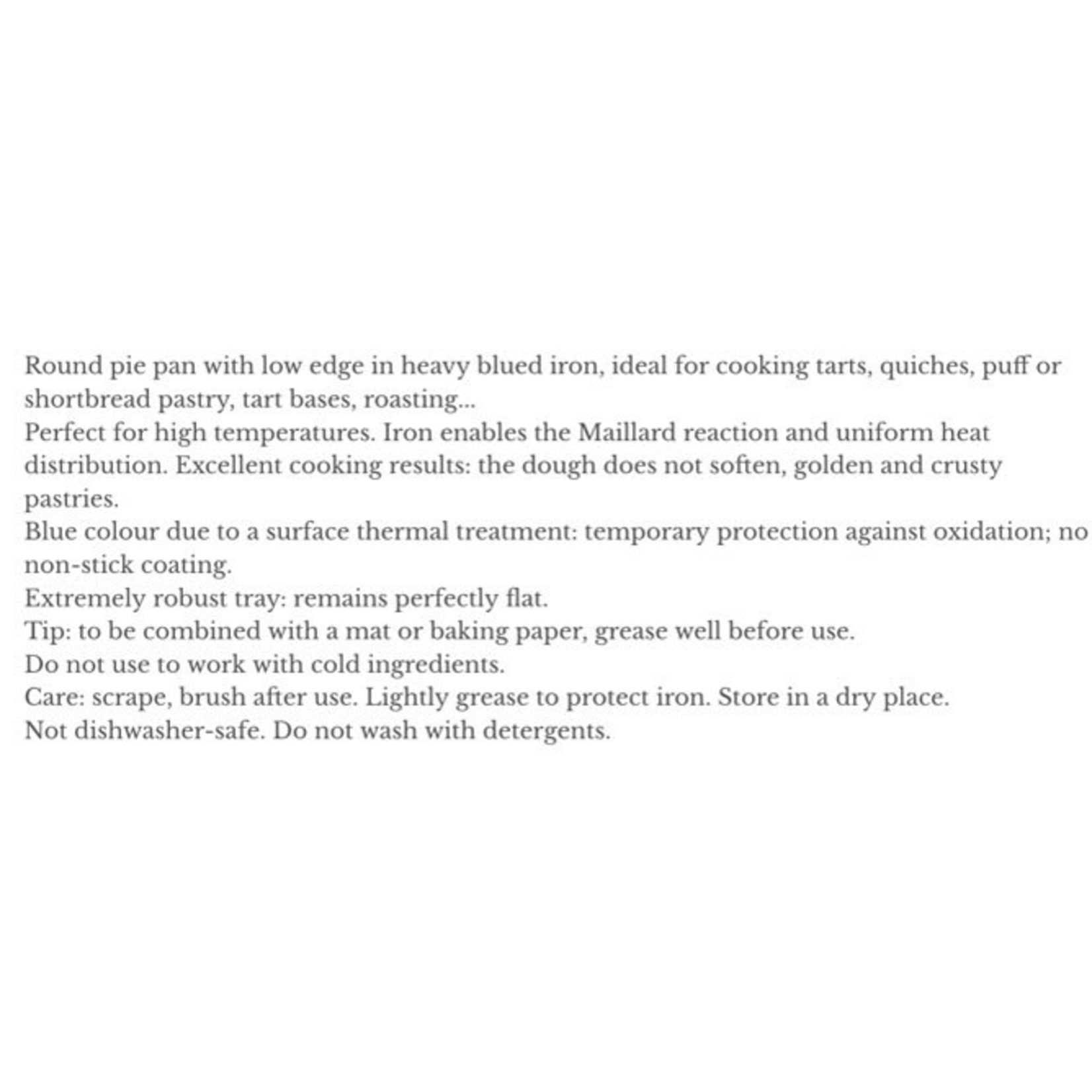 DEBUYER DEBUYER Iron Force Blue Crepe Pan 24cm