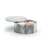 RSVP RSVP Swivel Top Salt Box - White Marble