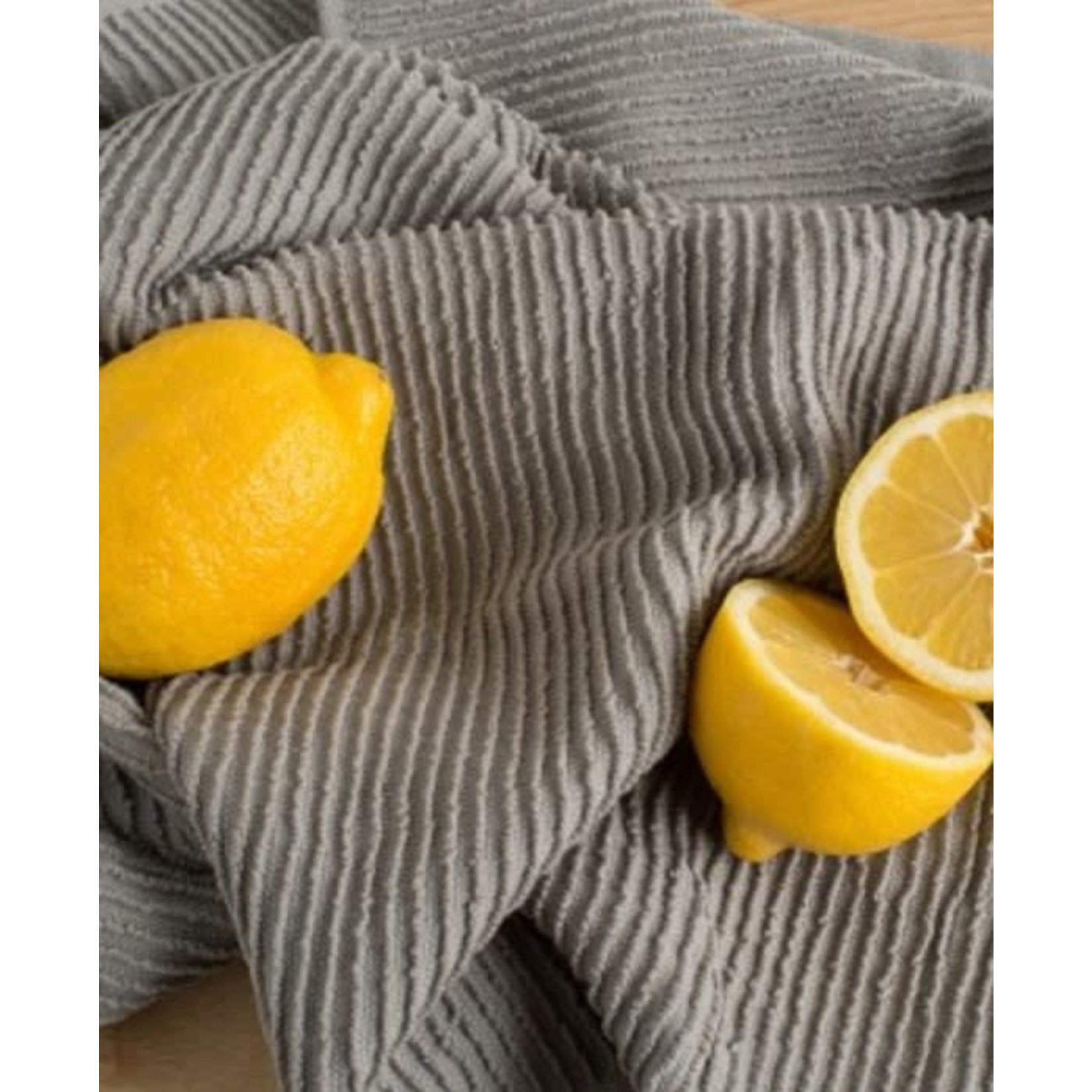 NOW DESIGNS NOW DESIGNS Ripple Tea Towel - London Grey