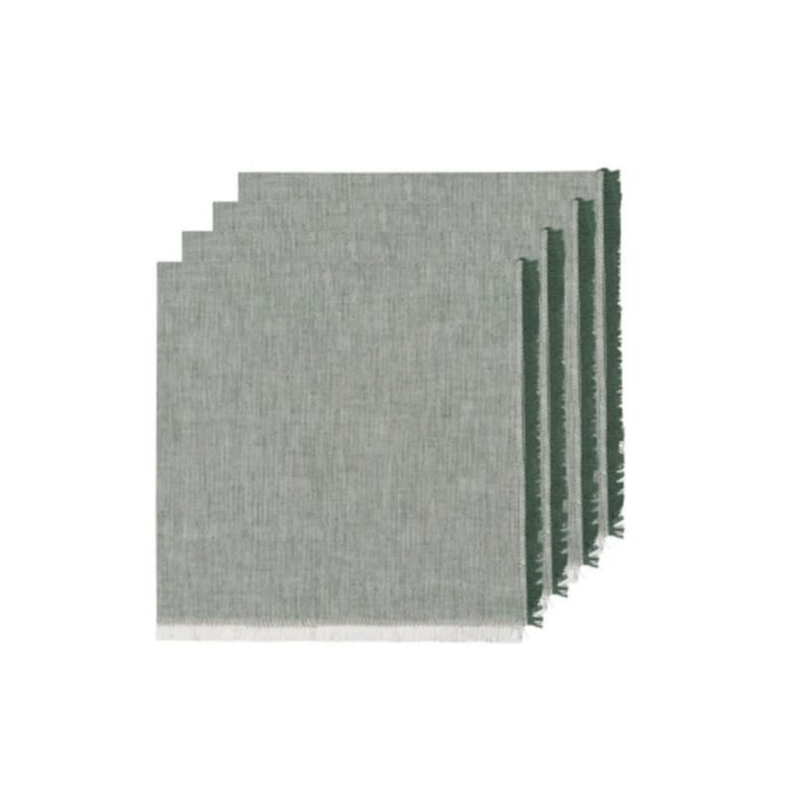 HEIRLOOM HEIRLOOM Chambray Cloth Napkins S/4 - Jade