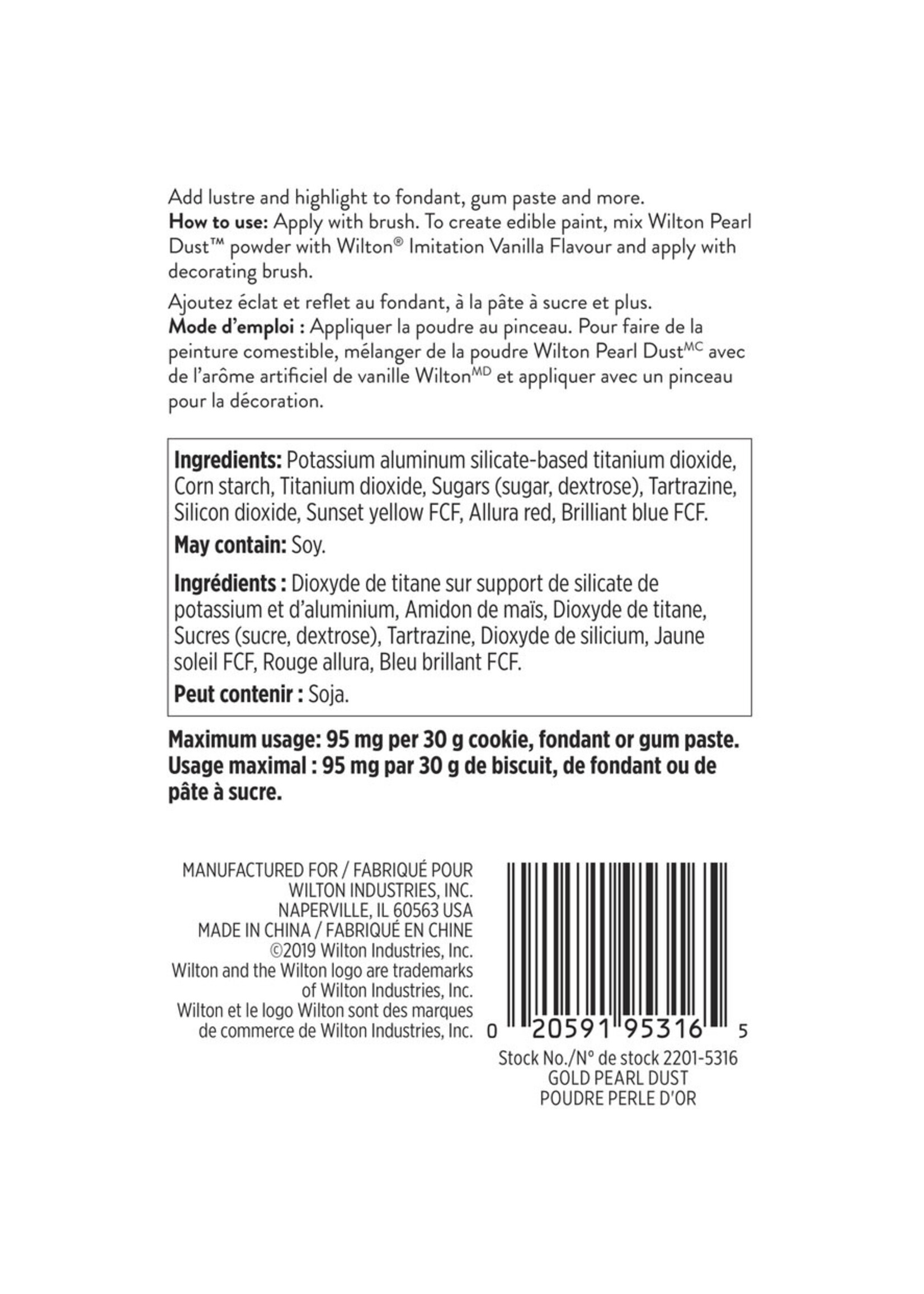 WILTON WILTON Candy Dust - Gold - DNR