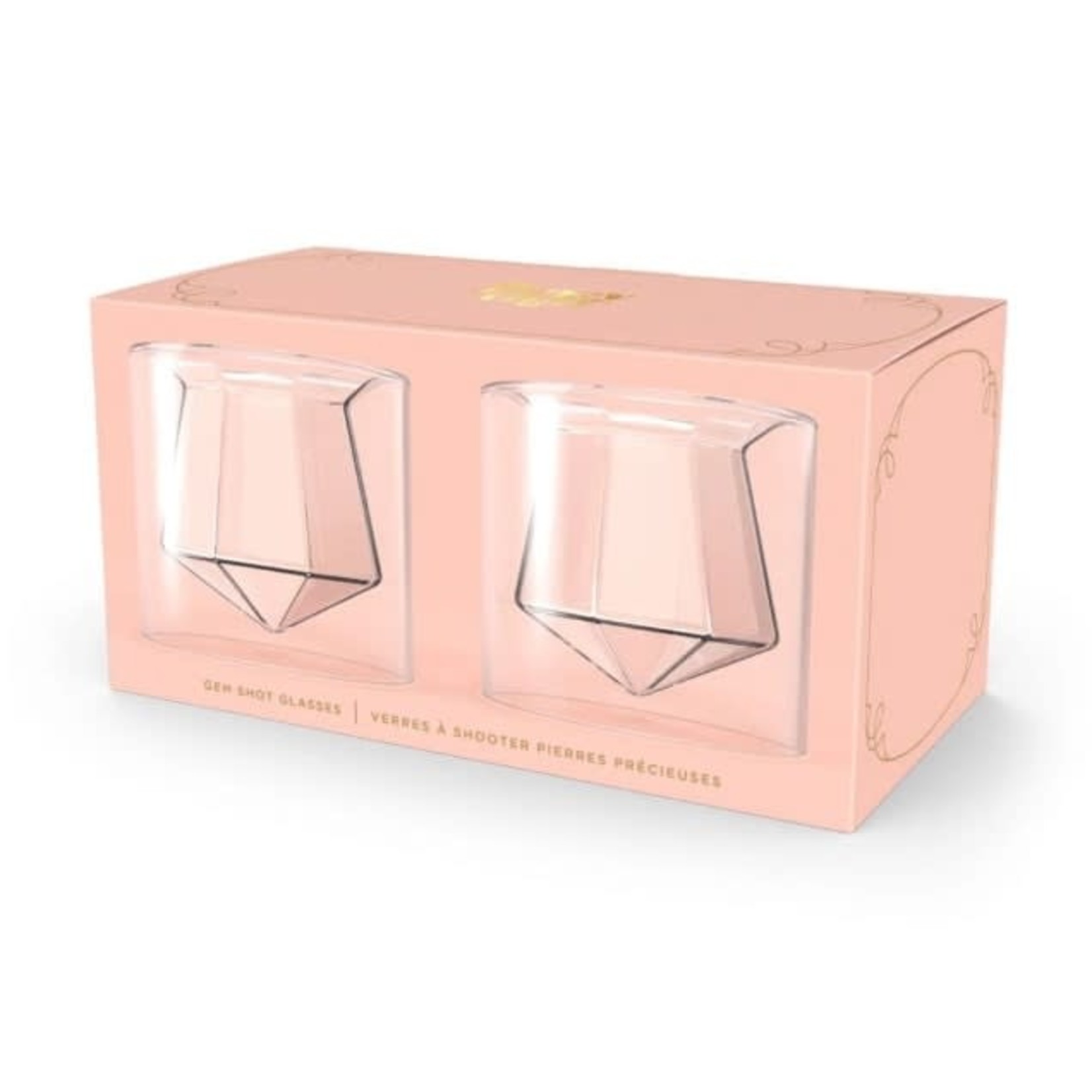 FRED & FRIENDS FRED Double Wall Gem Shot Glass S/2 DNR REG$21.99