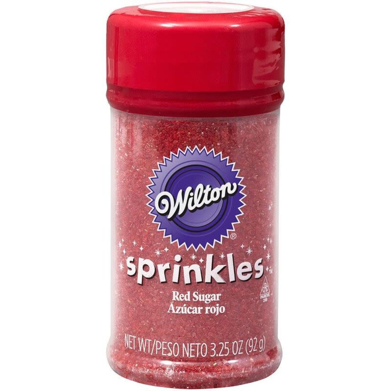 WILTON WILTON Sprinkle Sugar 3.25oz - Red - DNR