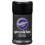 WILTON WILTON Sprinkle Sugar 3.25oz - Black