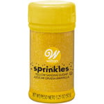 WILTON WILTON Clear Sprinkle Sugar 3.25oz - Yellow DISC