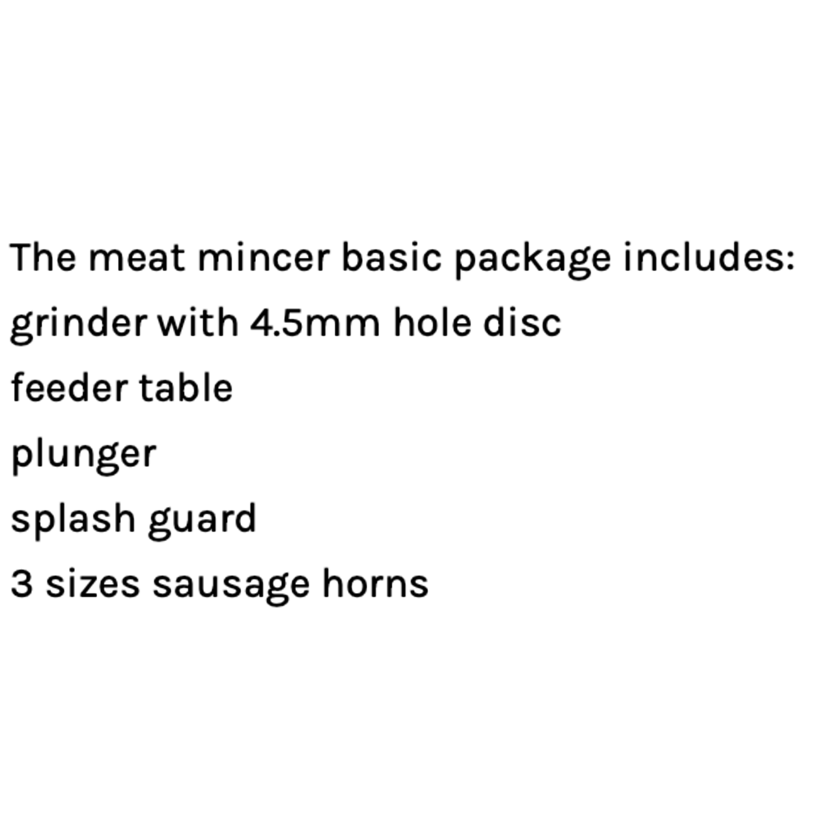 ANKARSRUM ANKARSRUM Mincer  Basic Package