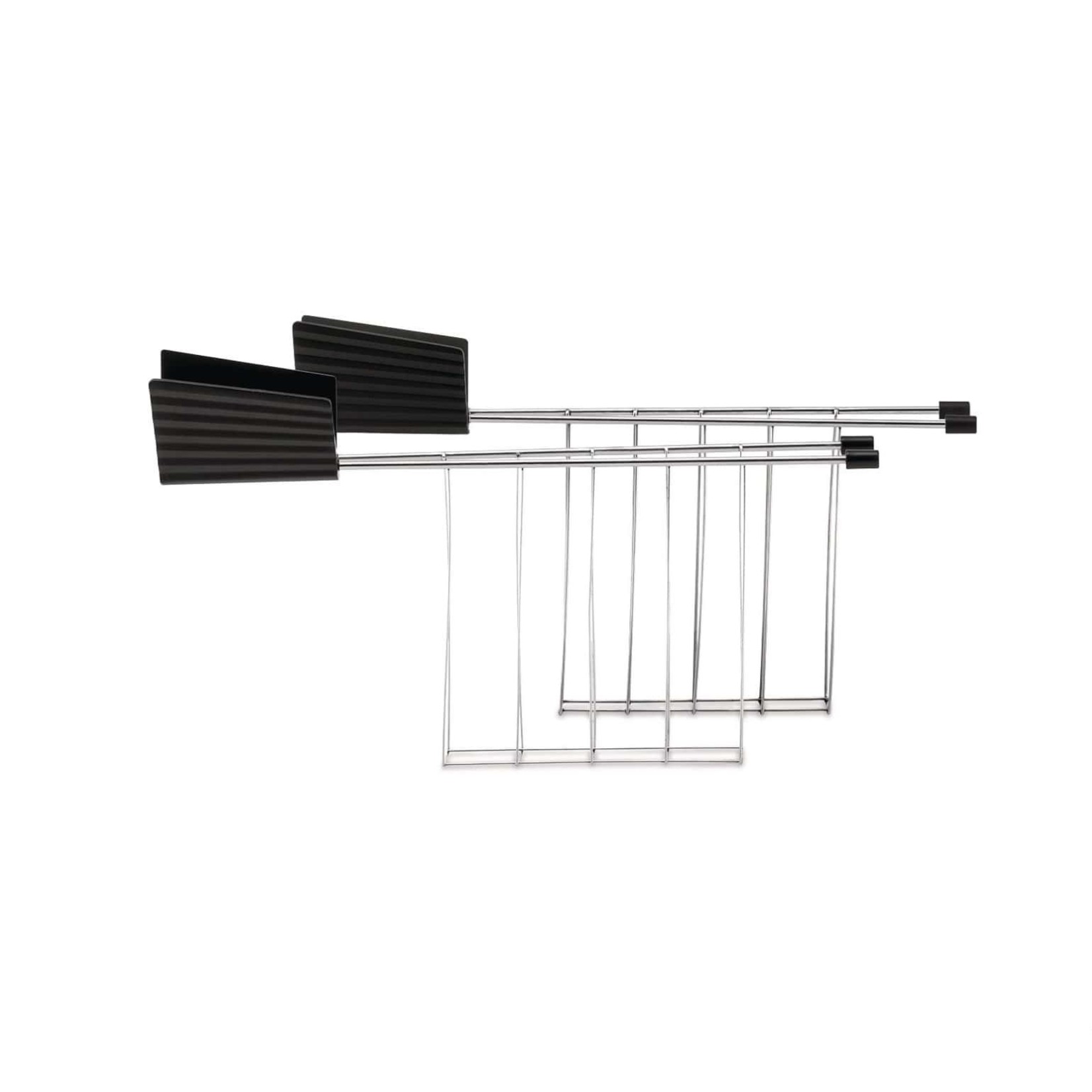 Alessi Plissé toaster, black