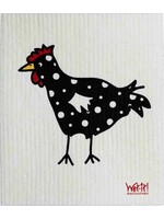 WET-IT Swedish Sponge Cloth Spotted Black Chicken