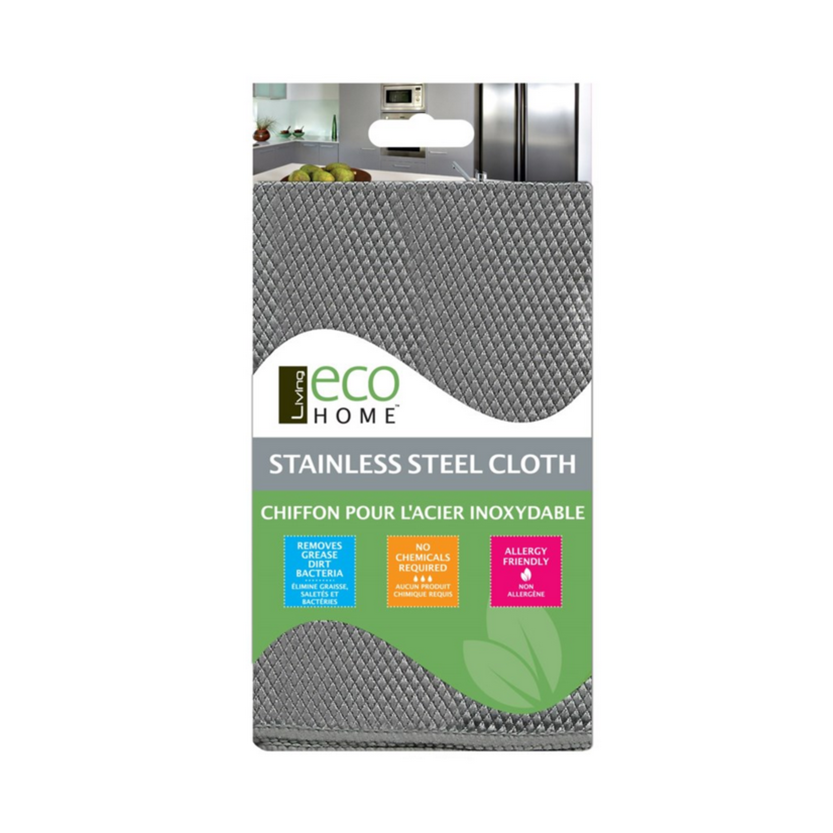ECO HOME Stainless Steel Cloth - Silver
