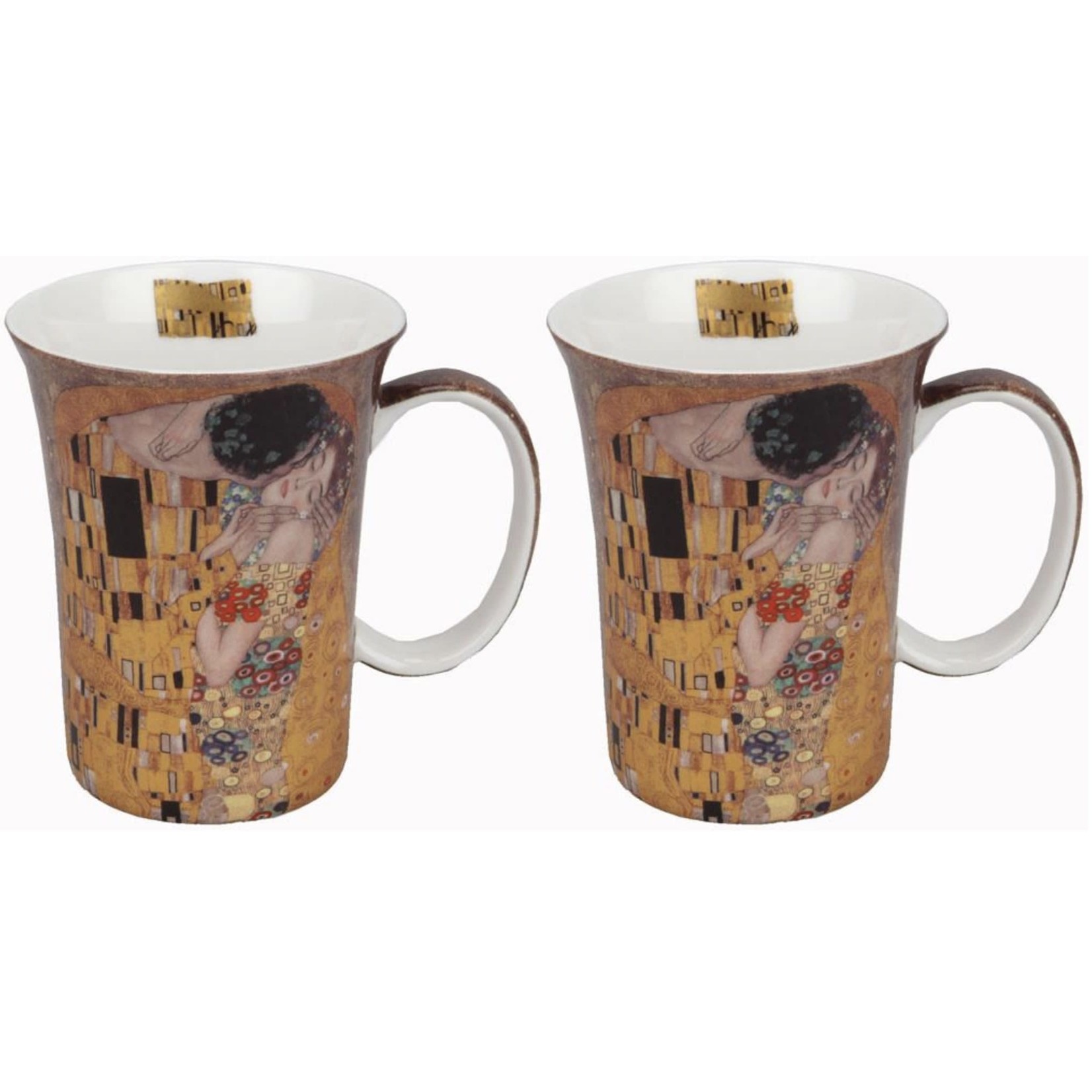 MCINTOSH MCINTOSH Klimt The Kiss Mugs S/2