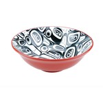 PANABO KELLY ROBINSON Raven Bowl Extra Large 26cm - Red / Black