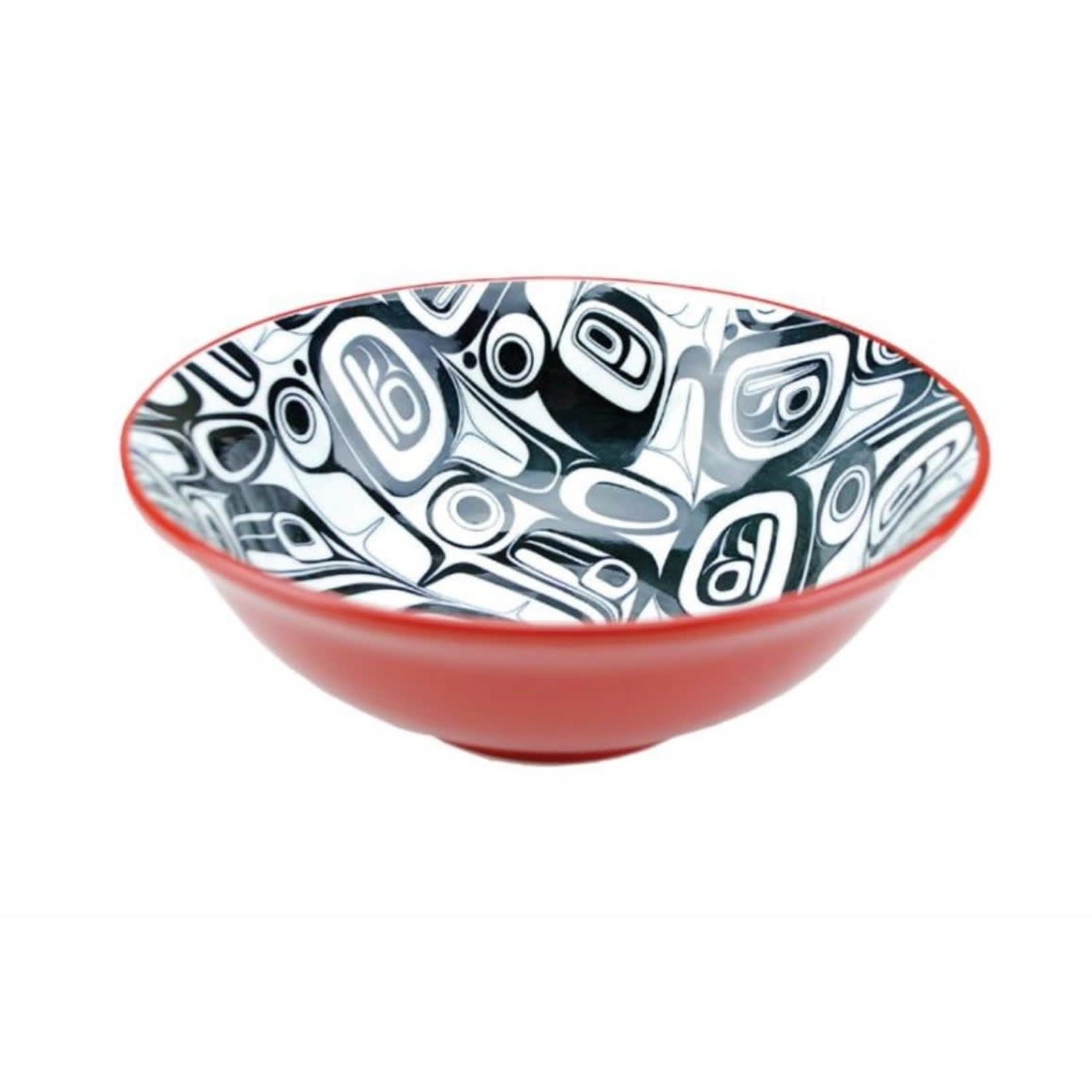 PANABO KELLY ROBINSON Raven Bowl Extra Large 26cm - Red / Black