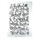 RAIN GOOSE RAIN GOOSE Bike Linen Tea Towel - Black DNR
