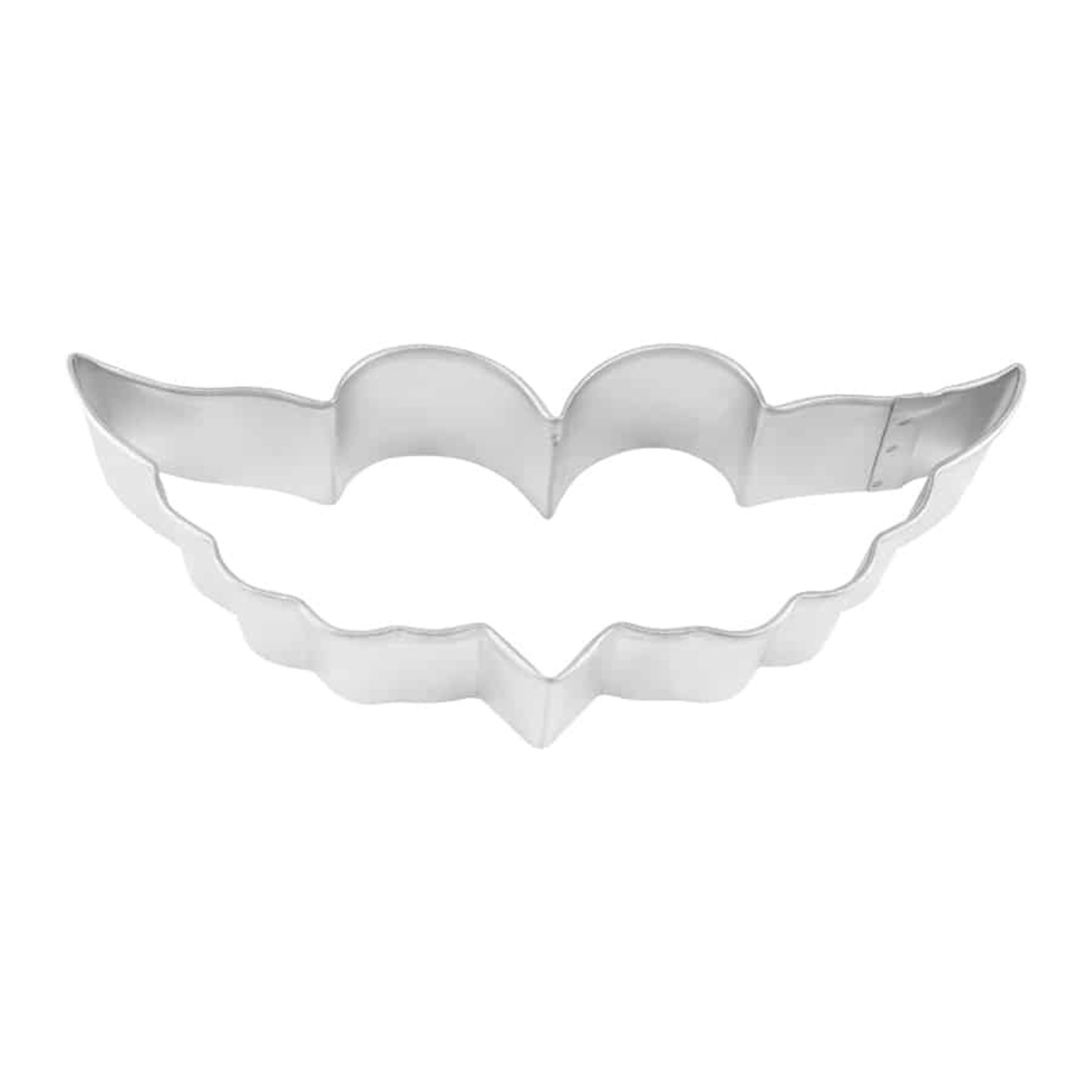 R&M INTERNATIONAL Heart with Wings Cookie Cutter 4.75"