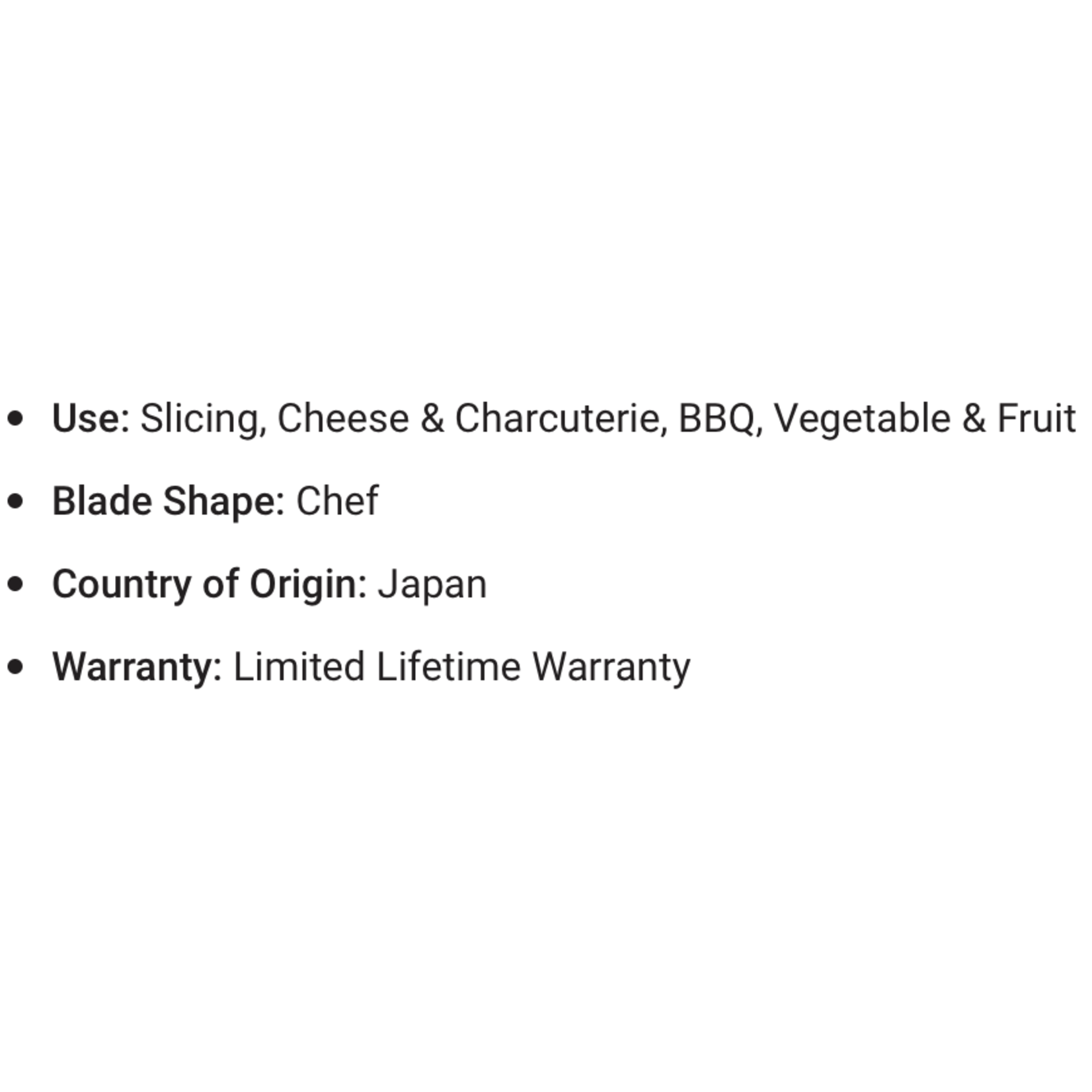 SHUN SHUN Classic Chef's Knife 8"