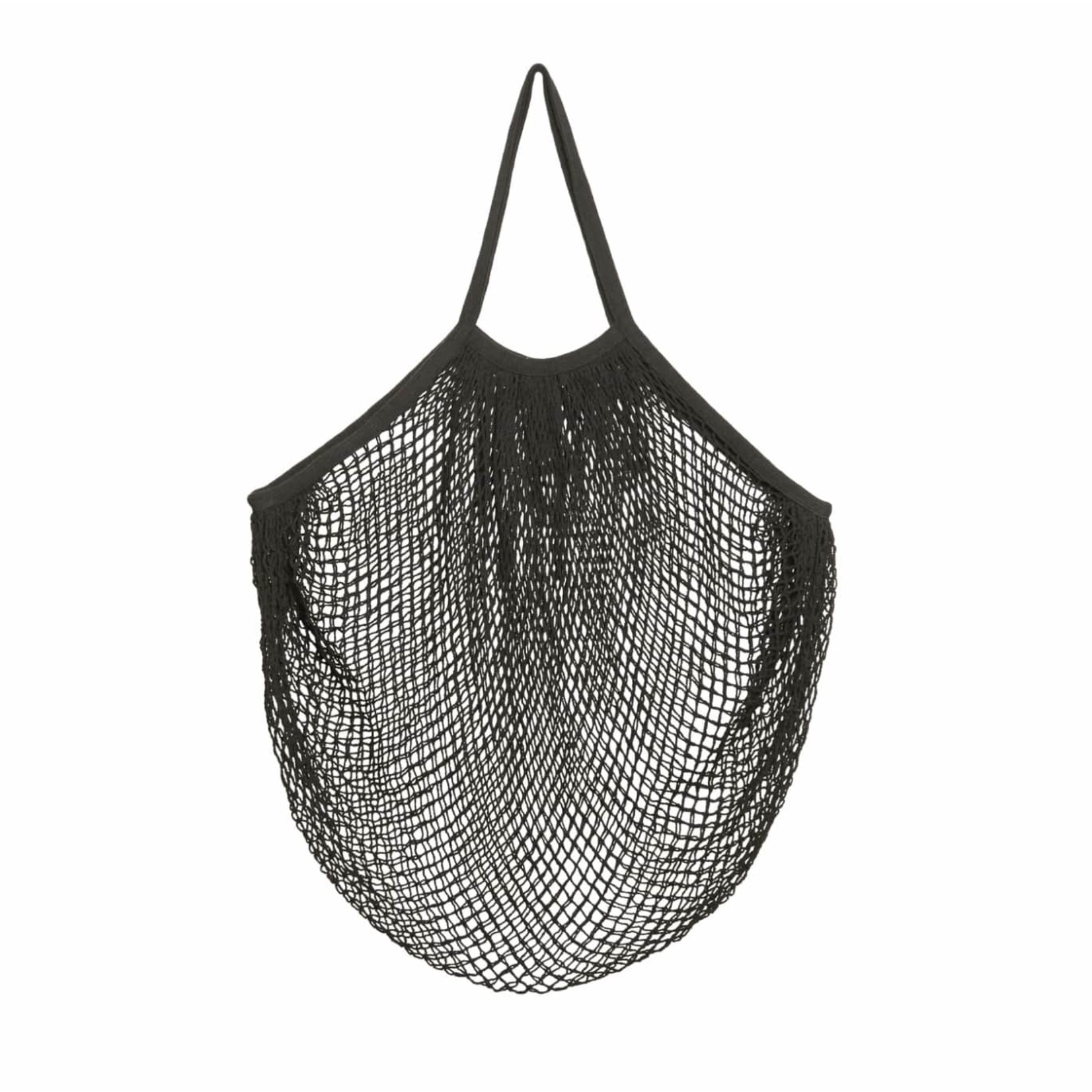 KIKKERLAND KIKKERLAND Cotton Net Carry-All Bag XL - Black DNR