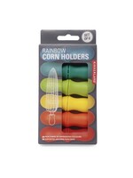 KIKKERLAND KIKKERLAND Corn Holders S/6 - Rainbow