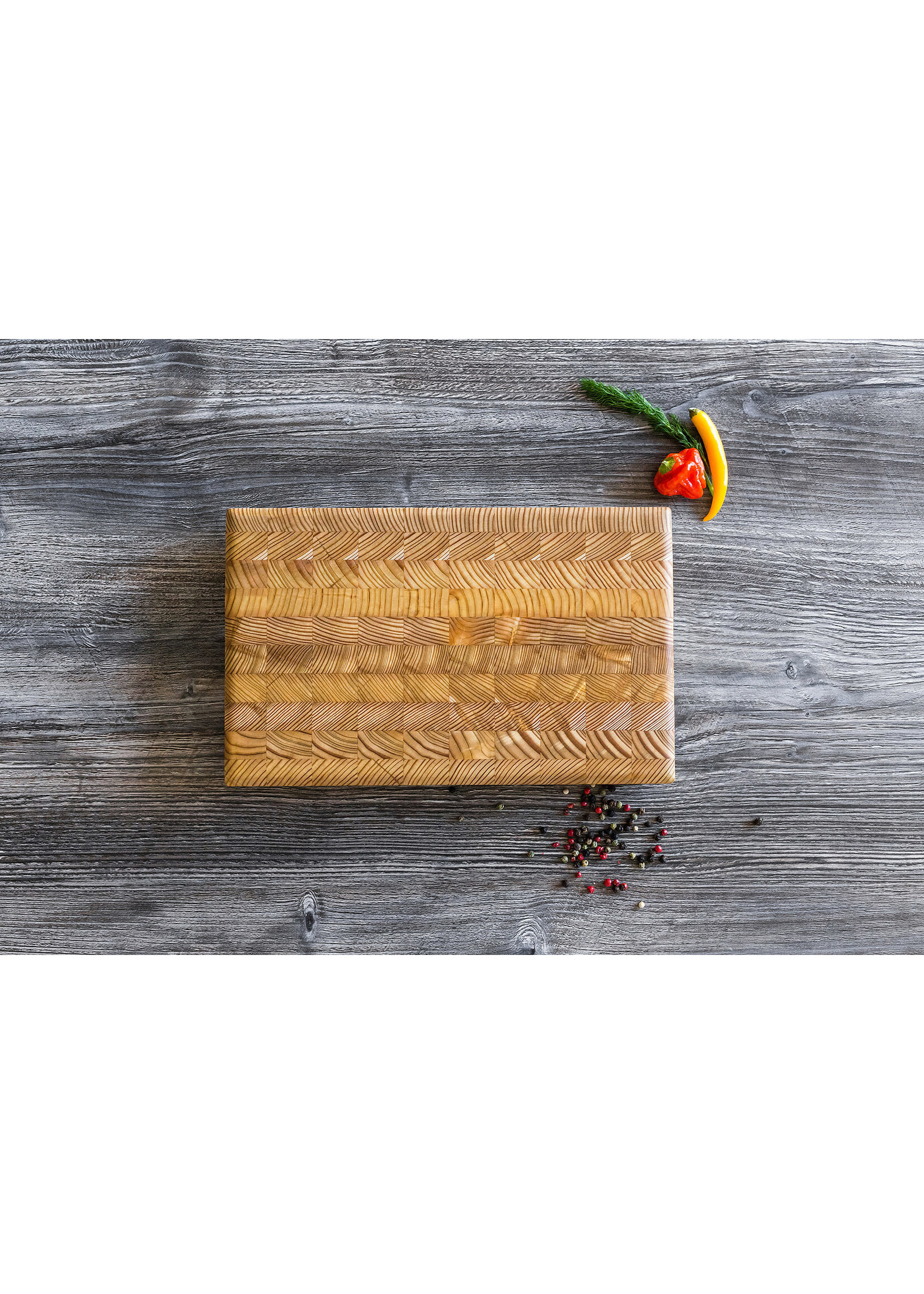 LARCHWOOD LARCHWOOD Medium One Hander Cutting Board 13.75x8.75x1.25”
