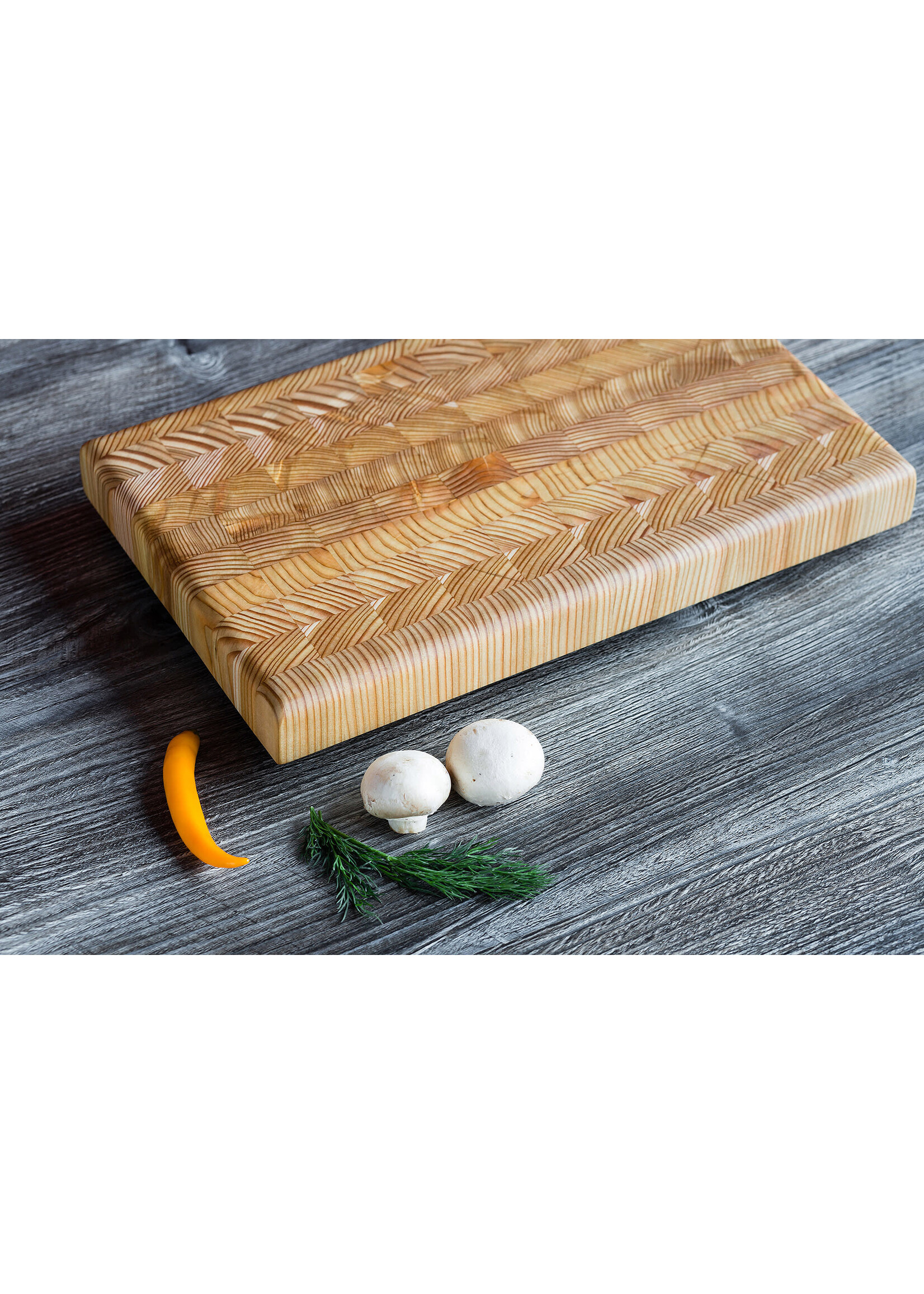 LARCHWOOD LARCHWOOD Medium One Hander Cutting Board 13.75x8.75x1.25”