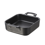 REVOL REVOL Belle Cuisine Black Deep Square Dish 20cm