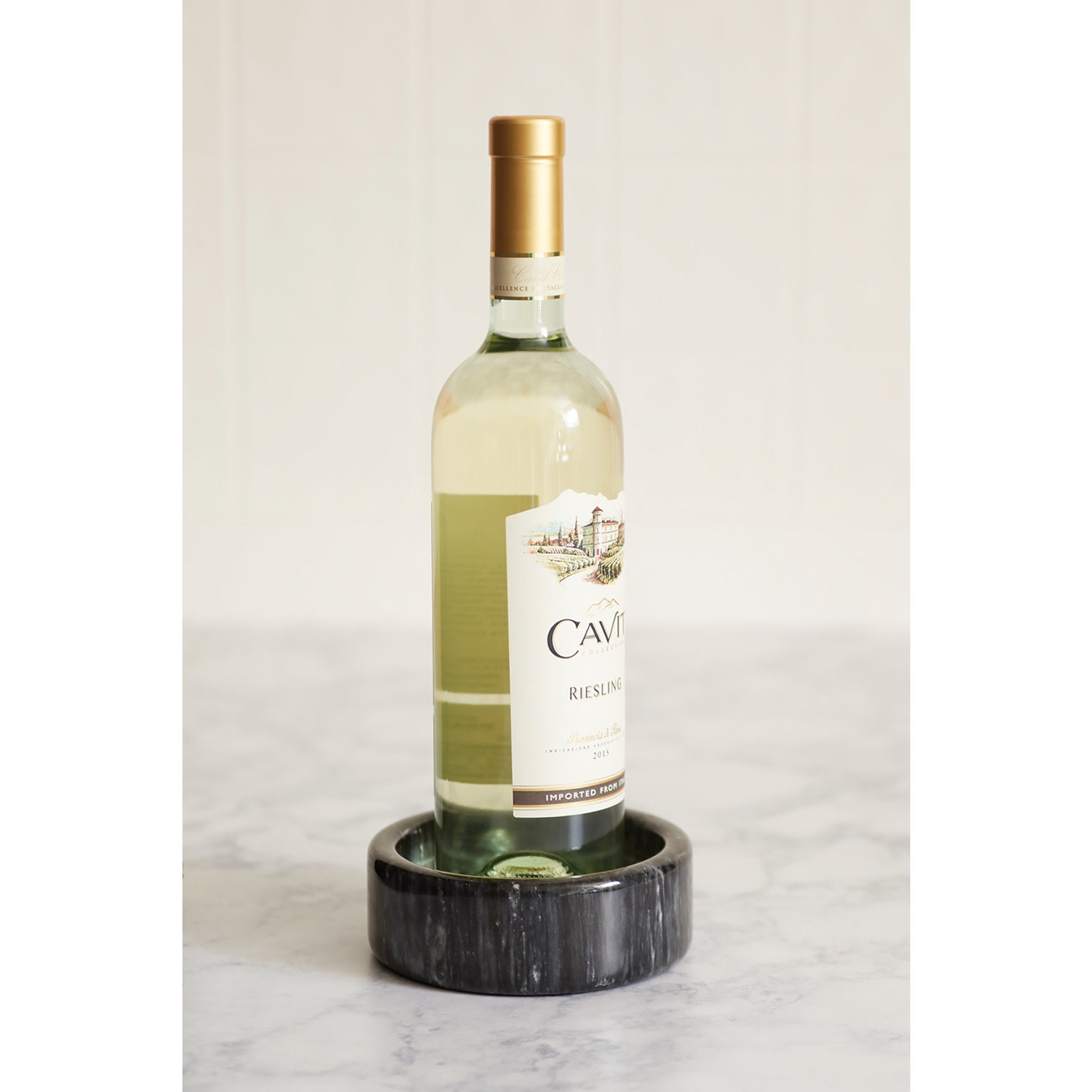 FOX RUN Marble Wine Stand - Black