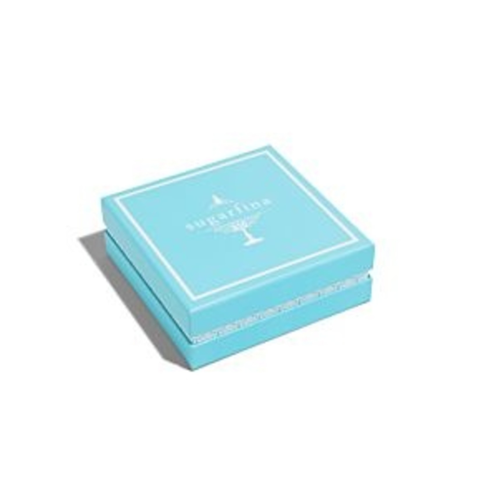 SUGARFINA SUGARFINA Bento Box 4 Piece - Aqua & White (DYO)