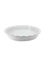 DANESCO BIA Ruffled Pie Dish 25.5cm - White