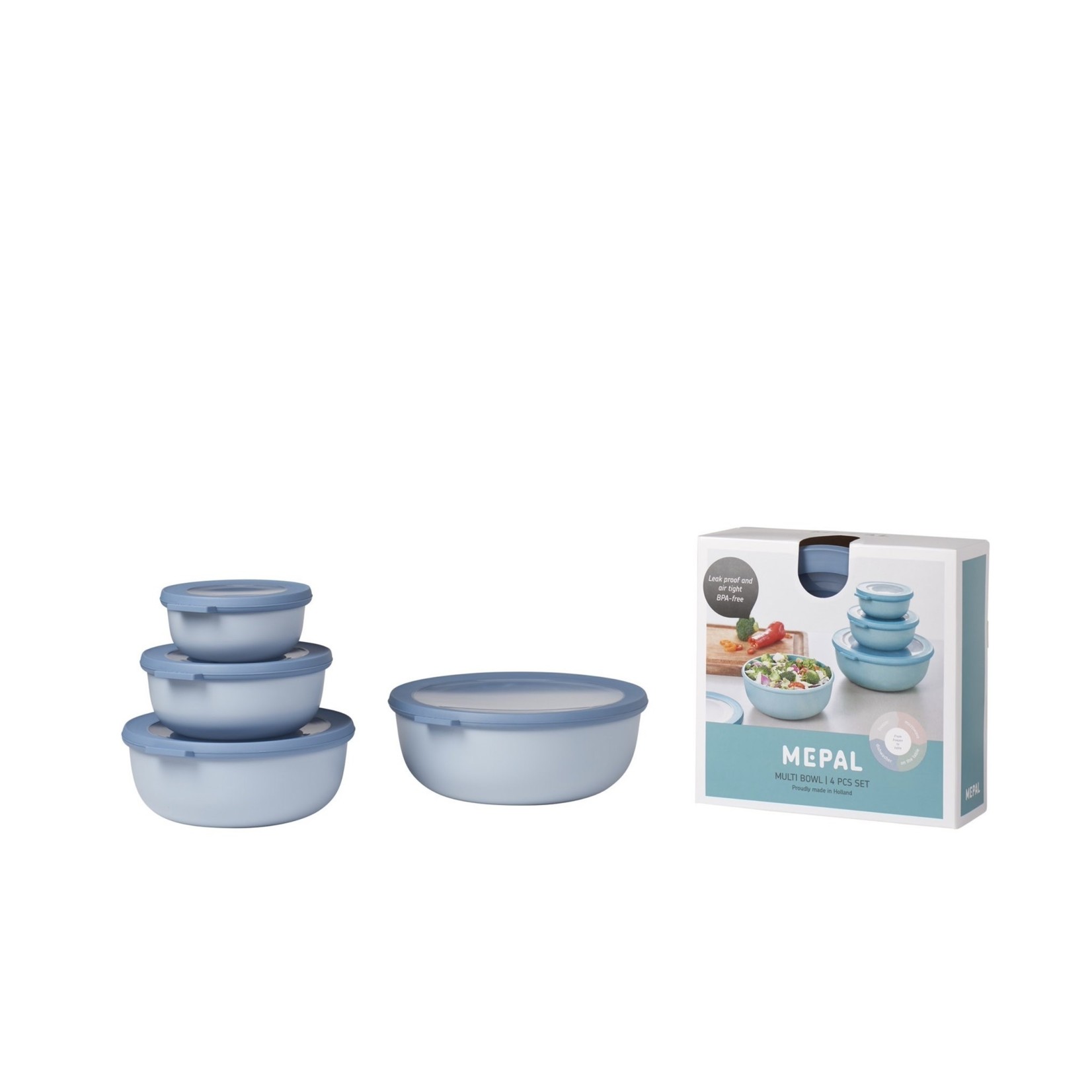 MEPAL MEPAL Cirqula Multi Bowl S/4 - Blue
