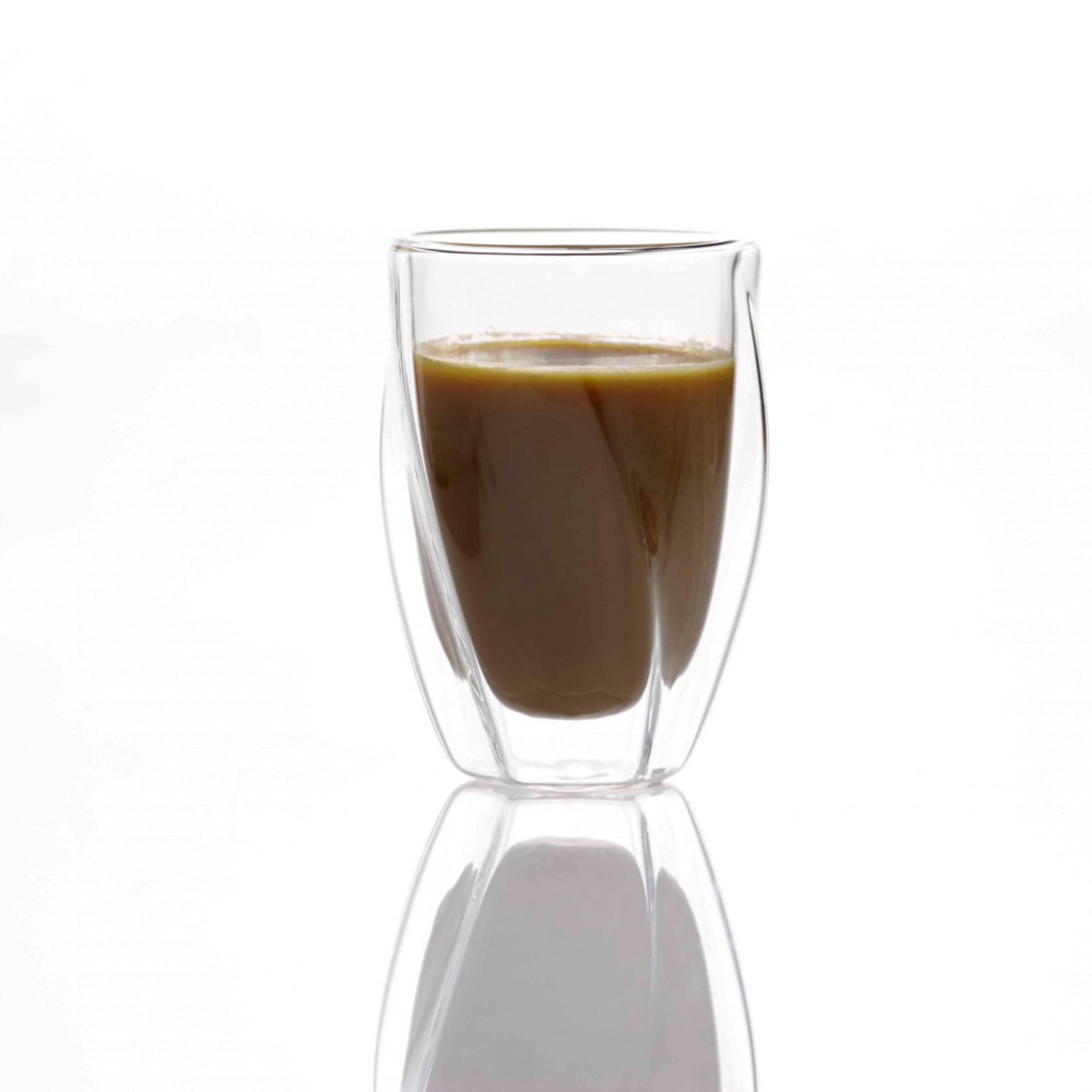BRILLIANT BRILLIANT Double Double Coffee Twist Glass 300ml S/2 DNR
