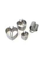RSVP RSVP Heart Biscuit Cutter S/4