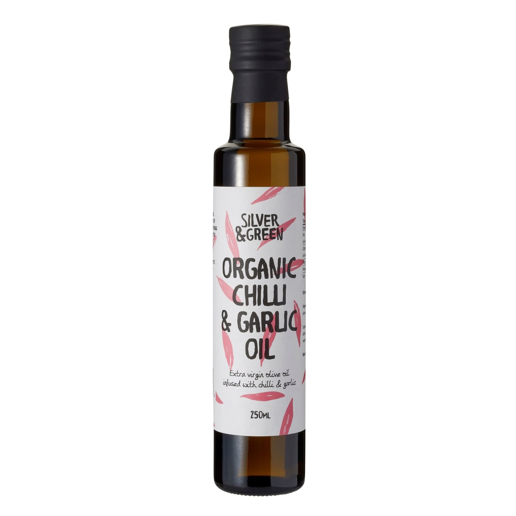 SILVER & GREEN Organic Chilli & Garlic Oil 250ml