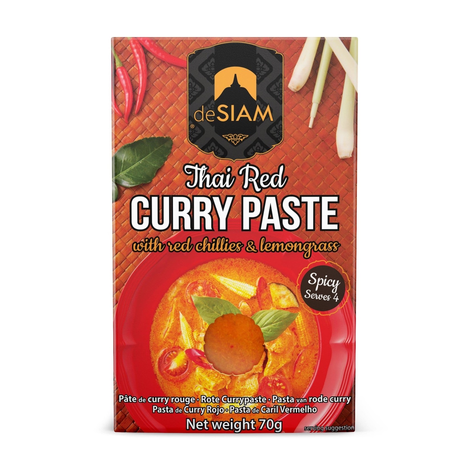 DE SIAM DE SIAM Red Curry Paste 70g