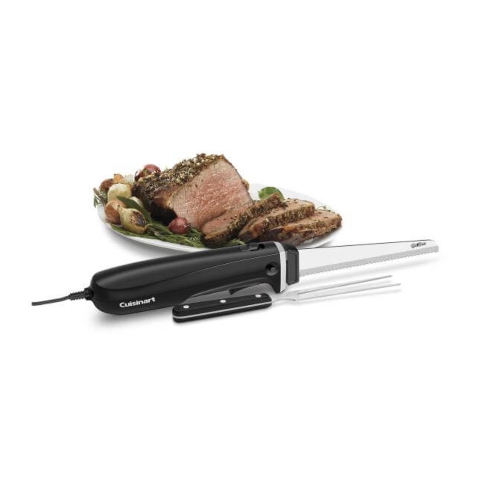 CUISINART CUISINART Electric Knife & Carving Fork Set with Block