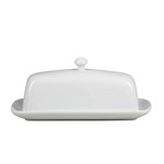 BIA Butter Dish with Cover 20cm - White