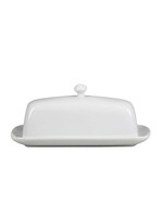 DANESCO BIA Butter Dish with Cover 20cm - White