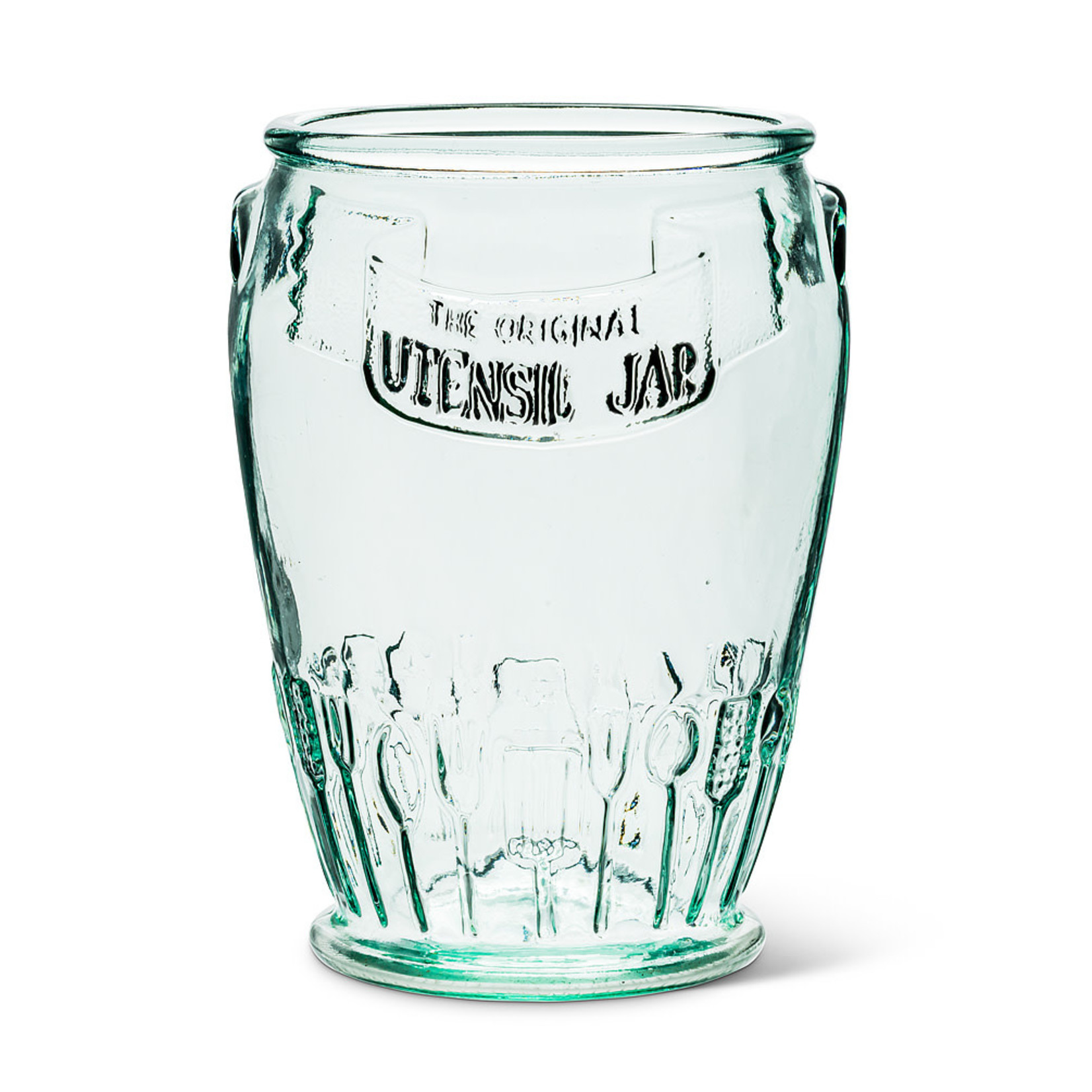 ABBOTT ABBOTT Classic Green  Glass Utensil Jar DNR