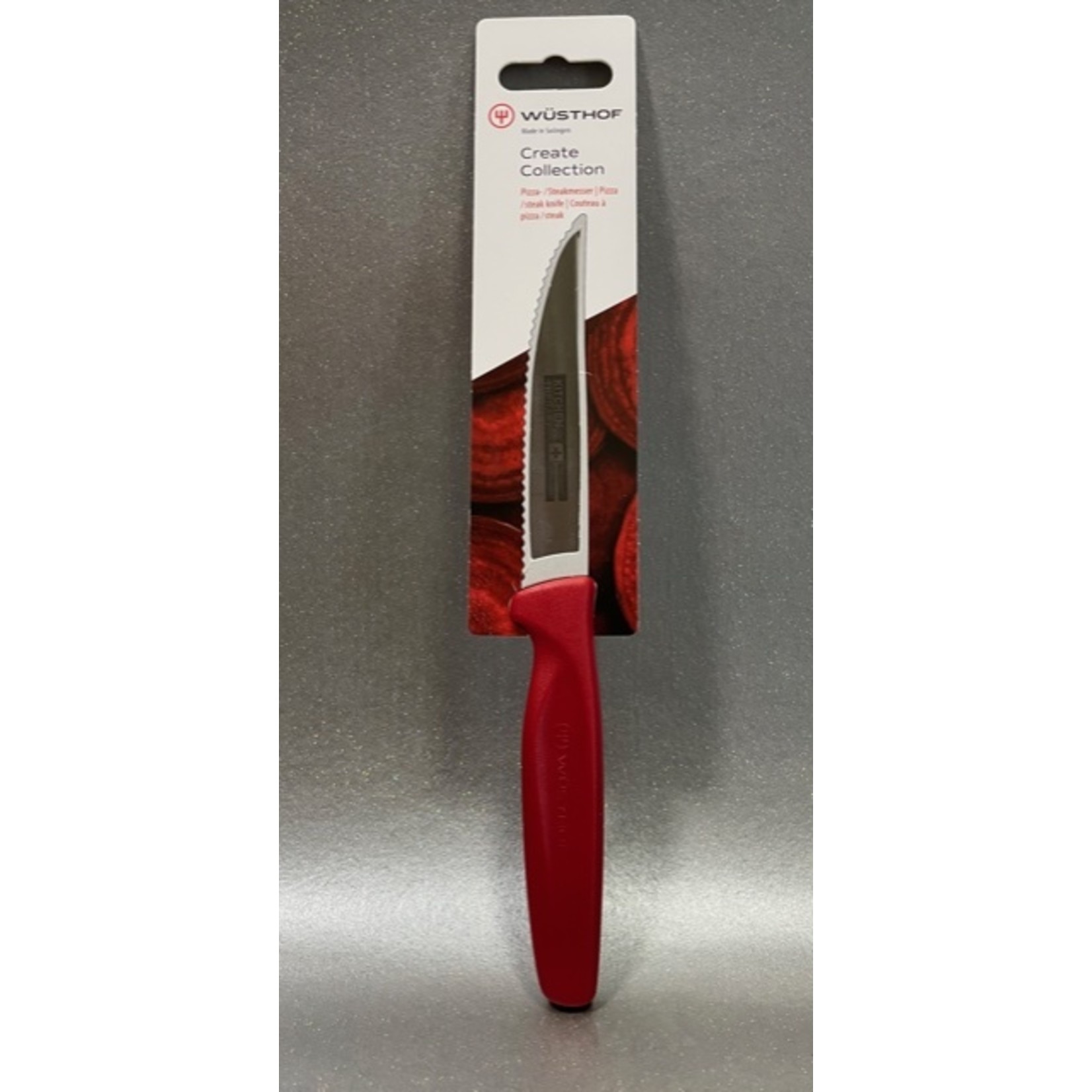 WUSTHOF WUSTHOF Kitchen Therapy Serrated Pizza / Steak Knife  4" - Red