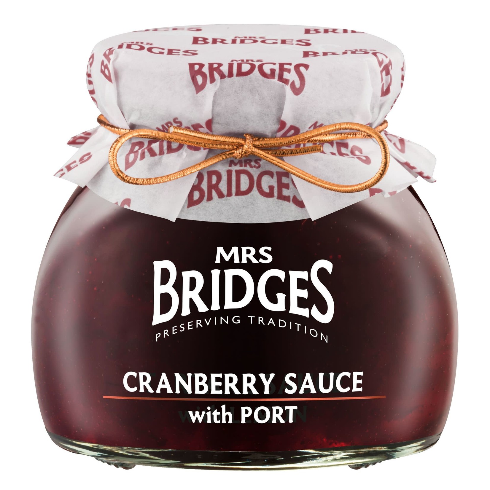 MRS BRIDGES MRS BRIDGES Cranberry Sauce with Port 250g