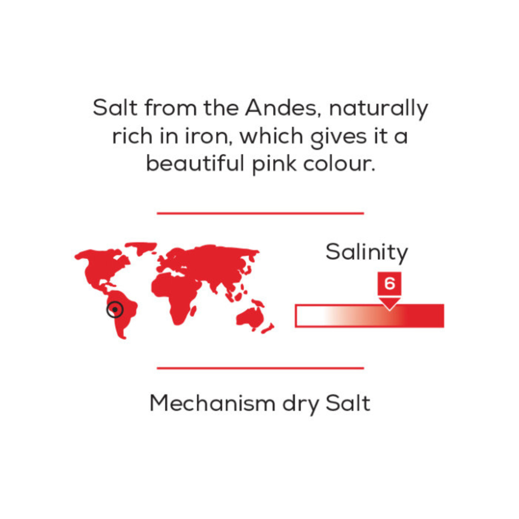 PEUGEOT PEUGEOT Bolivia Andean Pink Salt 350g