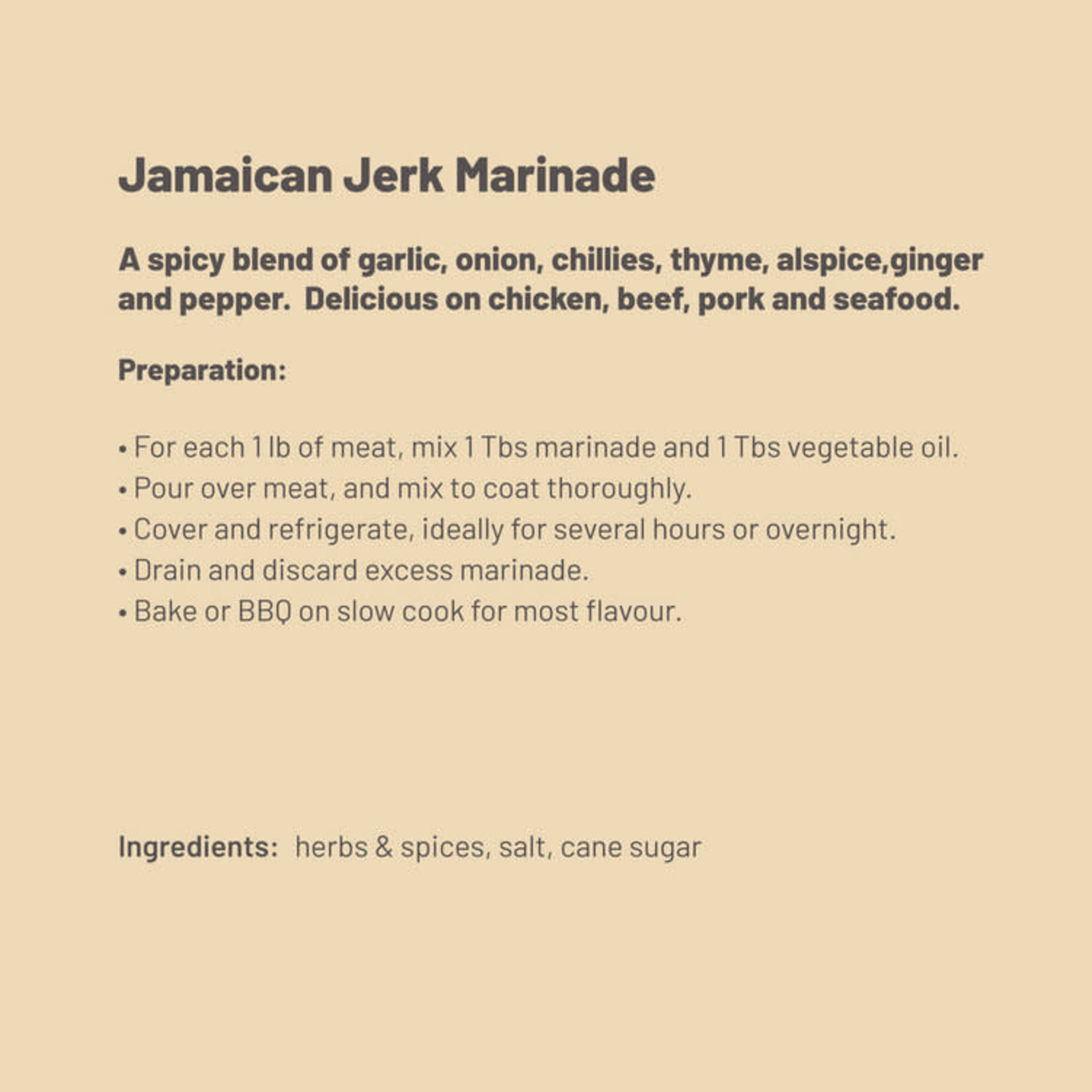 SPICE WORKS SPICE WORKS Jamaican Jerk Marinade 50g