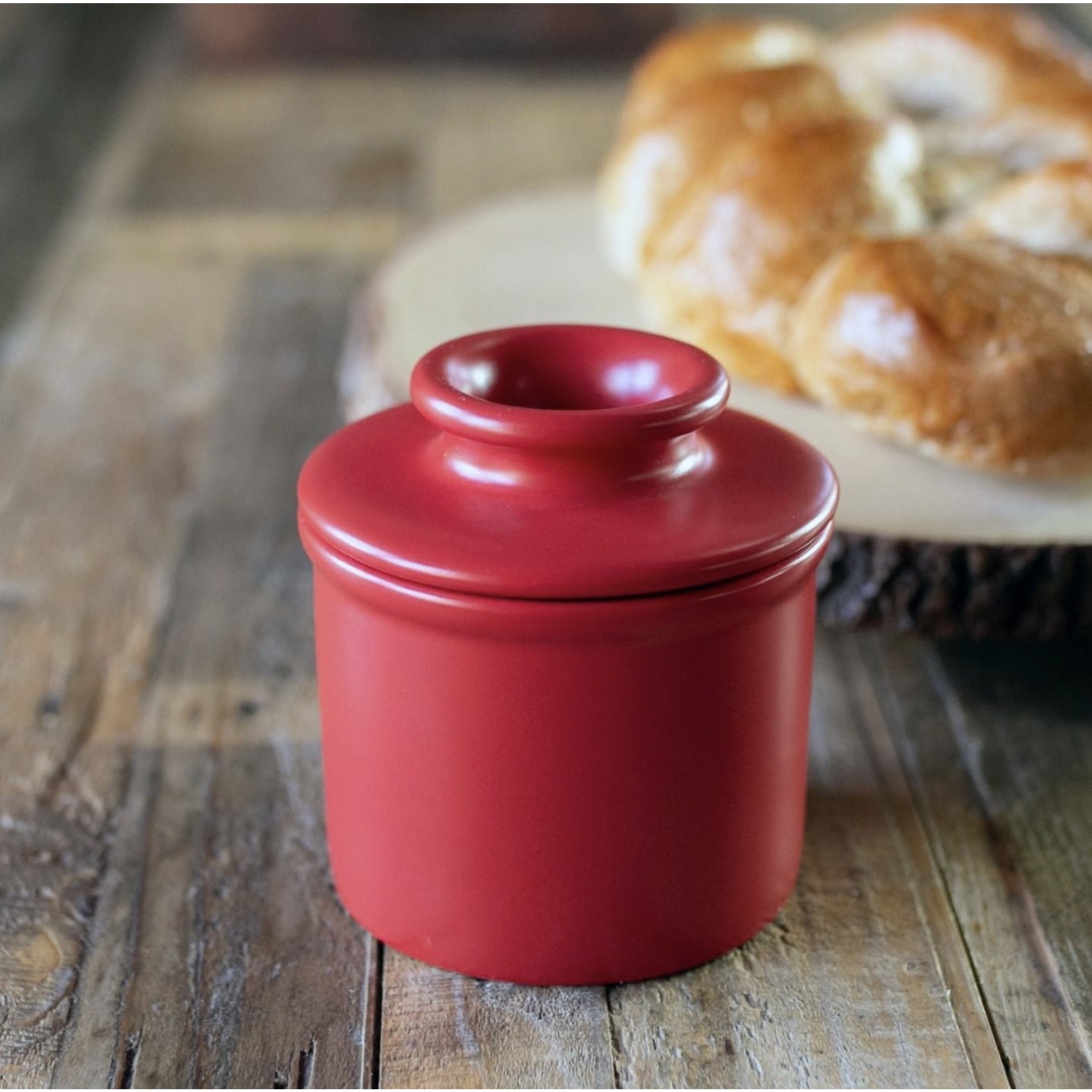 Retro Butter Bell - Matte Red