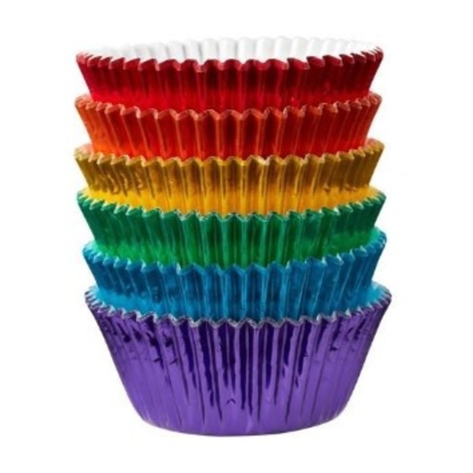 WILTON Baking Cup - Multi Coloured Foil - Kitchen Therapy